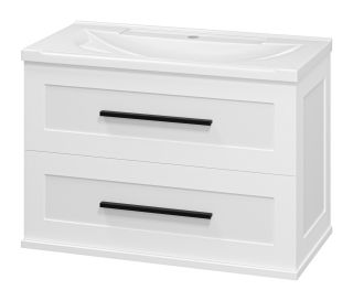 Подвесная тумба под раковину Misty Модерн 80см белый